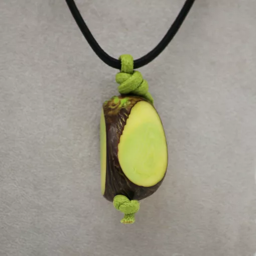 GIROCOLLO “ESMERALDA” MARRONE E LIME </br> NZG 217941