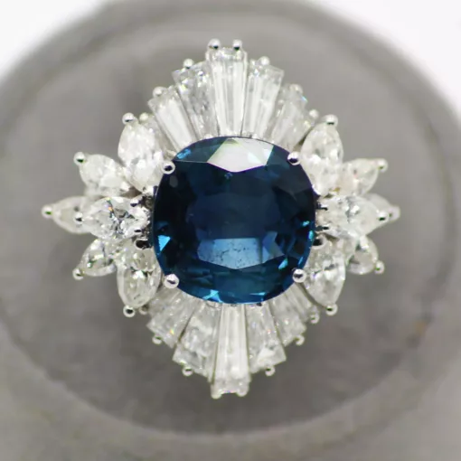 ANELLO CON GRANDE ZAFFIRO </br> NEOX 13872