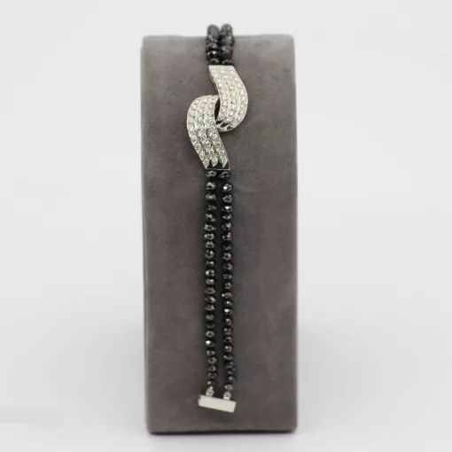 BRACCIALE CON DIAMANTI NERI </br> SMOX 3787