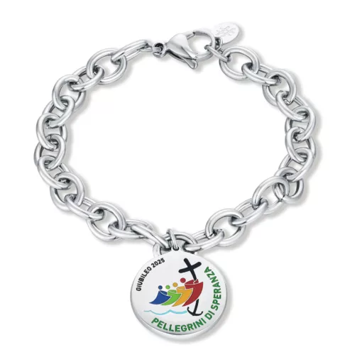 BRACCIALE ANELLI CON PENDENTE </br> 13658