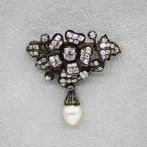 SPILLA A MOTIVO FLOREALE </br>GGOX 27591