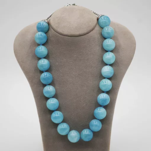 COLLANA IN ACQUAMARINA </br>GIOX 42011