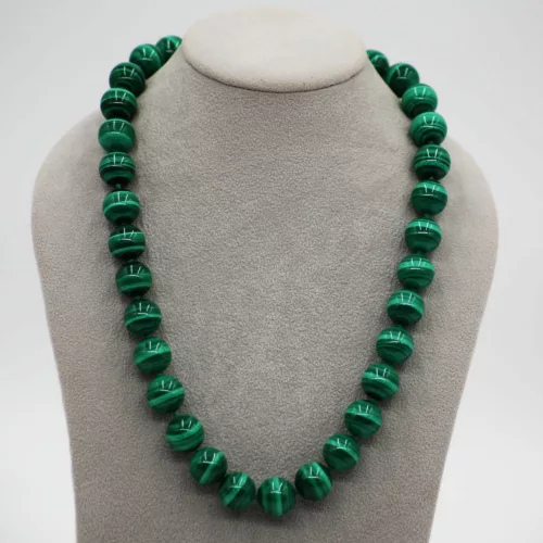 COLLANA DI MALACHITE </br>GIOX 42783