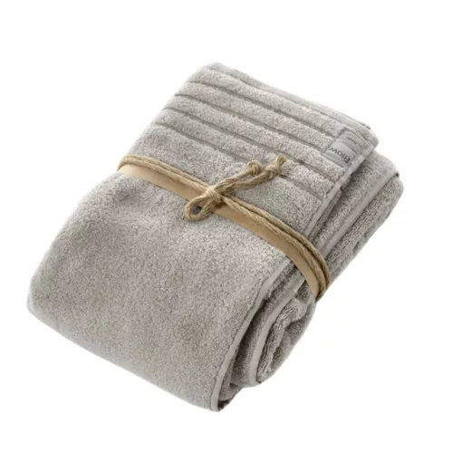 TELO BAGNO COCCOLA GRIGIO