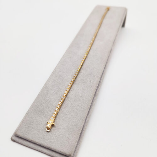 Alternative view of BRACCIALE TENNIS ORO GIALLO </br> TCN 119149