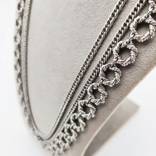 Alternative view of COLLANA TRE FILI TRIFARI </br> YBN 117568