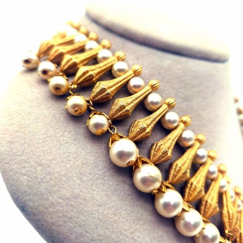 COLLIER TRIFARI MOTIVO A FRANGIA </br> FDK 226830 - immagine 5