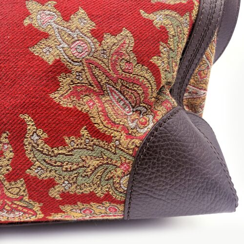 BORSA TOTE ETRO IN TELA E PELLE </br> WEG 230144 - immagine 9