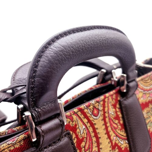 BORSA TOTE ETRO IN TELA E PELLE </br> WEG 230144 - immagine 5
