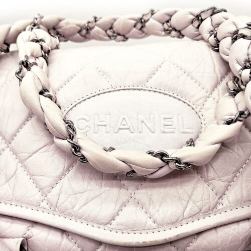 BORSA CHANEL LADY BRAID FLAP SHOUDER BAD WHITE </br> WEG 230145